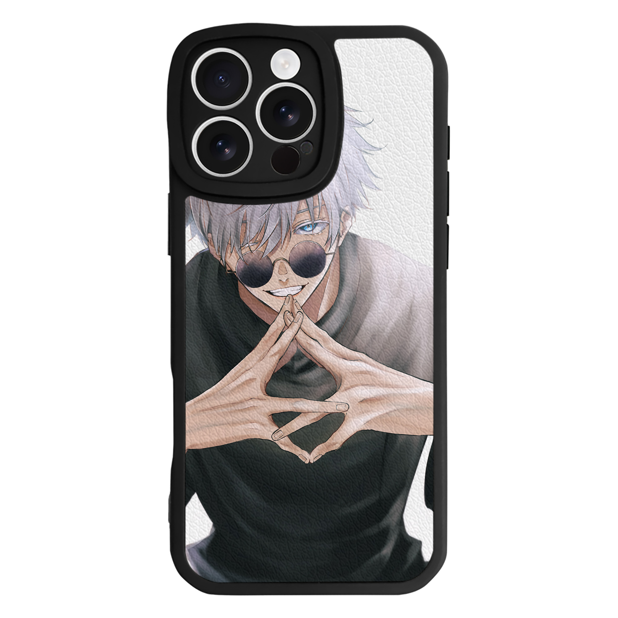 （画像用） 呪術廻戦 Jujutsu Kaisen 【iPhone 16シリーズ対応】シリコンスマホケース（レザー調） 材質：シリコン